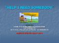 HELP I NEED SOMEBODY PowerPoint PPT Presentation