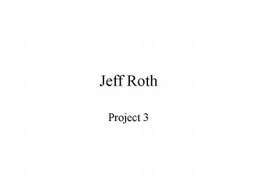 Jeff Roth