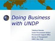 Doing Business with UNDP