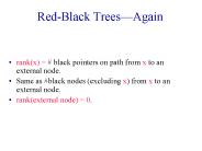 Red-Black Trees