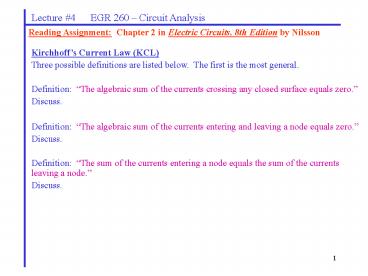 EGR 277 Digital Logic