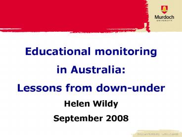 Educational monitoring