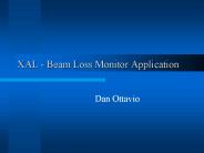 XAL Beam Loss Monitor Application
