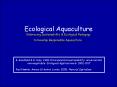 Ecological Aquaculture PowerPoint PPT Presentation