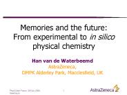 Memories and the future: