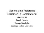 Generalizing Preference Elicitation In Combinatorial Auctions