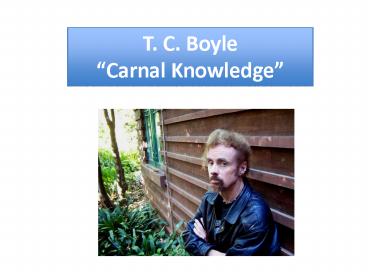 T' C' Boyle