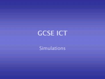GCSE ICT