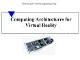 Computing Architectures for Virtual Reality PowerPoint PPT Presentation