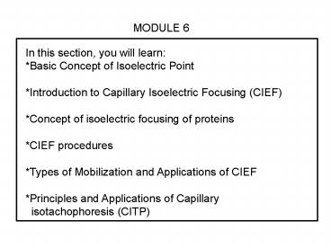 MODULE 6
