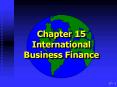 Chapter 15 International Business Finance PowerPoint PPT Presentation