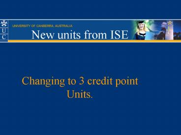 UNIVERSITY OF CANBERRA, AUSTRALIA