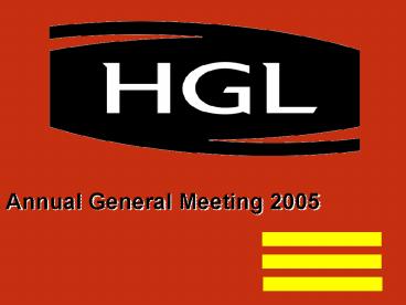 Annual General Meeting 2005