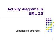 Activity diagrams in UML 2.0