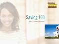Saving 100