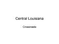 Central Louisiana PowerPoint PPT Presentation