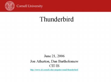 Thunderbird