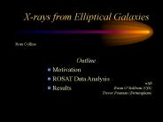 X-rays from Elliptical Galaxies