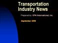 Transportation Industry News PowerPoint PPT Presentation