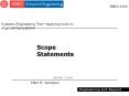 Scope Statements PowerPoint PPT Presentation