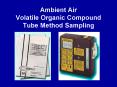 Ambient Air Volatile Organic Compound Tube Method Sampling PowerPoint PPT Presentation