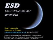 ESD The Extracurricular dimension