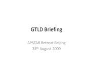 GTLD Briefing