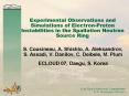 Experimental Observations and Simulations of Electron-Proton Instabilities in the Spallation Neutron Source Ring PowerPoint PPT Presentation
