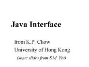 Java Interface