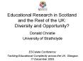 Educational Research in Scotland and the Rest of the UK: Diversity and Opportunity? PowerPoint PPT Presentation