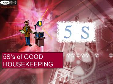 5Ss of GOOD HOUSEKEEPING