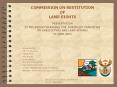 COMMISSION ON RESTITUTION OF LAND RIGHTS PowerPoint PPT Presentation