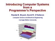 Introducing Computer Systems from a Programmer