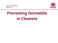 Preventing Dermatitis in Cleaners PowerPoint PPT Presentation