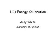 ICD Energy Calibration