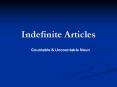 Indefinite Articles PowerPoint PPT Presentation