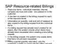 SAP Resourcerelated Billings PowerPoint PPT Presentation