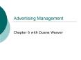 Advertising Management PowerPoint PPT Presentation