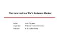 The International EMV Software Market PowerPoint PPT Presentation