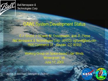 GEO Spacecraft Development