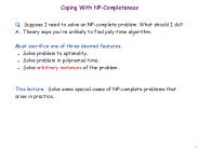 Coping With NPCompleteness