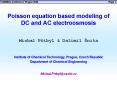 Poisson equation based modeling of DC and AC electroosmosis PowerPoint PPT Presentation