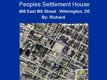 Peoples Settlement House