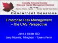 Enterprise Risk Management -- the CAS Perspective PowerPoint PPT Presentation
