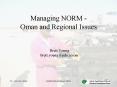 Managing NORM Oman and Regional Issues PowerPoint PPT Presentation