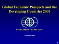 Global Economic Prospects 2001 PowerPoint PPT Presentation