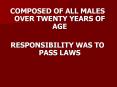 COMPOSED OF ALL MALES OVER TWENTY YEARS OF AGE PowerPoint PPT Presentation