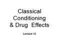 Classical Conditioning PowerPoint PPT Presentation