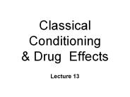 Classical Conditioning