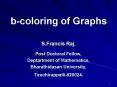 bcoloring of Graphs PowerPoint PPT Presentation